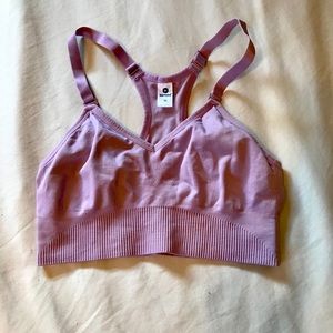 Light Purple Sports Bra Sz M